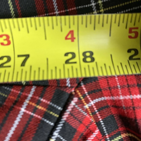 Counterparts Red & Black Plaid Super Stretch Pull On Pants 16 NWT MSRP $48 - Picture 9 of 9